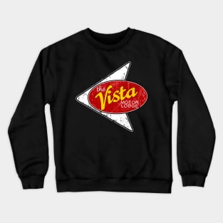 Hello Tomorrow! The Vista Motor Lodge Logo Crewneck Sweatshirt